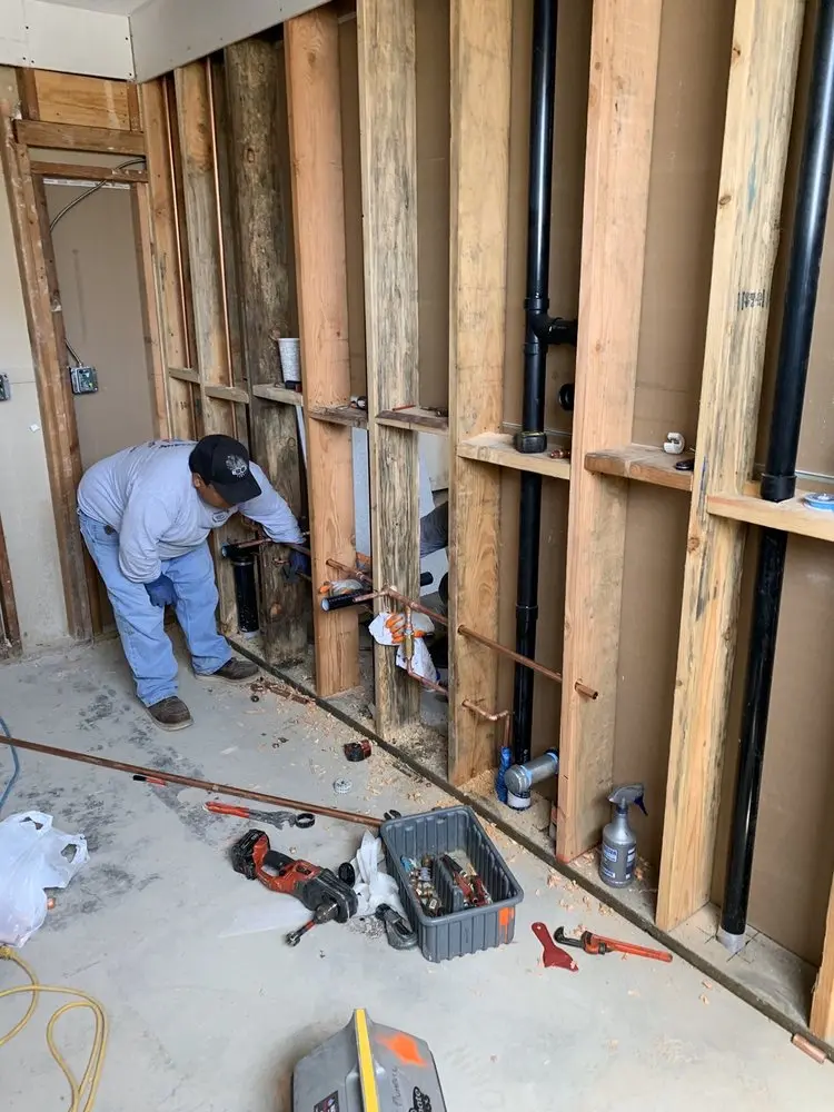 Commercial rough-in plumbing for Trenchless Sewer Repair in Pinehurst